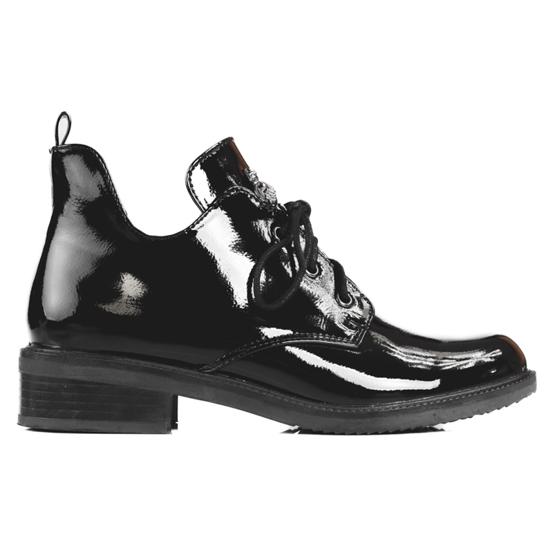 Patenterade damstövlar med Shelovet-snitt svart