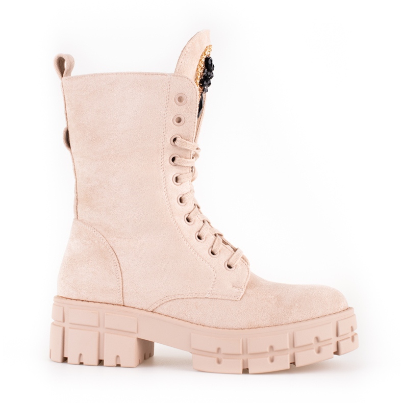 Mockaväskor för kvinnor med Shelovet beige dekoration