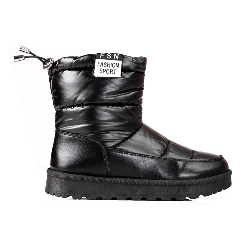 W. Potocki Kvinnors snökängor Potocki med en låg ovandel svart