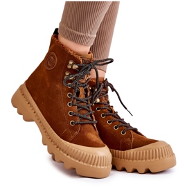 Brun mocka varma stövlar Big Star KK274520