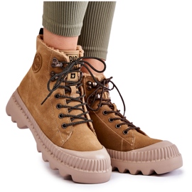 Mocka Warm Boots Big Star KK274521 Beige brun