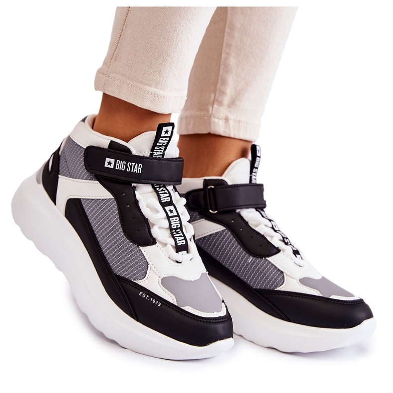 Damsportskor Memory Foam System Big Star KK274405 Vit