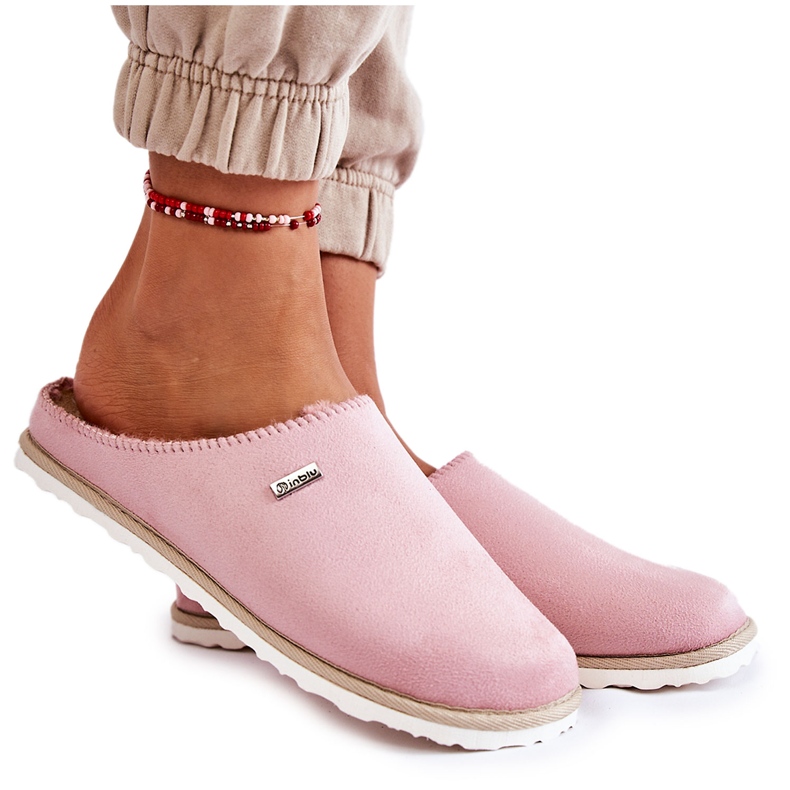 Varmtofflor för hushållsbruk Inblu CS-34-023 Rosa