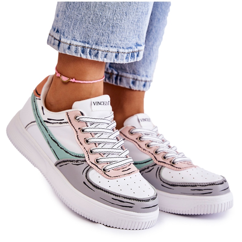 Vinceza Låga sportskor för kvinnor Flerfärgad Solveig mångfärgad