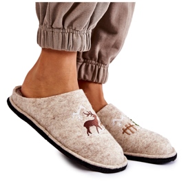 Inhemska tofflor Big Star KK276016 Beige