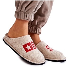 Inhemska tofflor Big Star KK276021 Beige