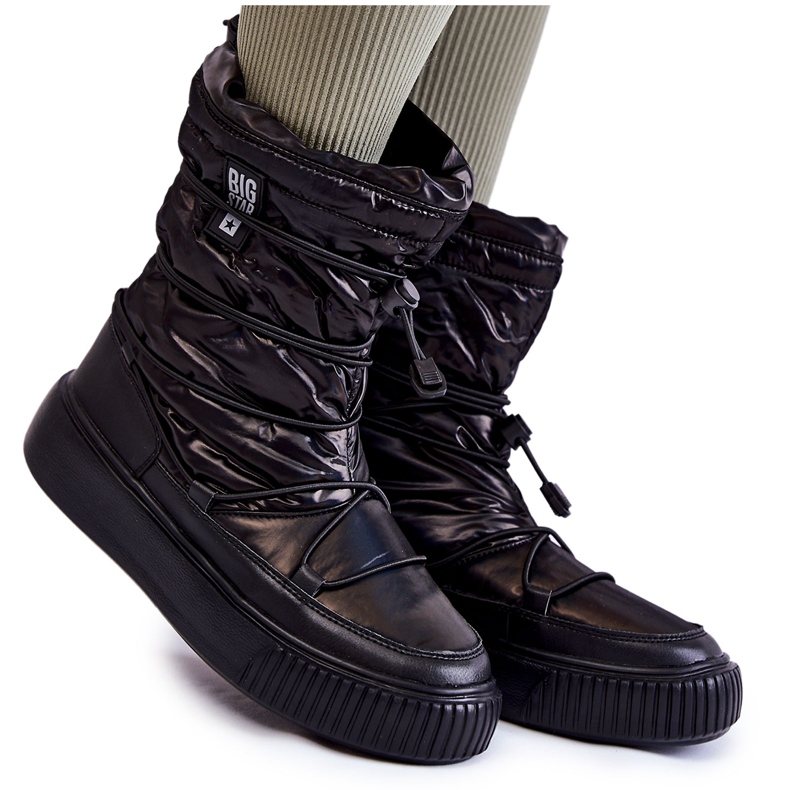 Damisolerade snöstövlar Big Star KK274193 Svart