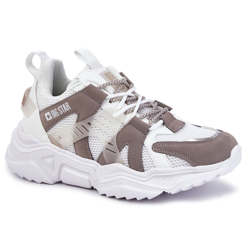 Lätta sportskor för män Big Star KK174055 Vit