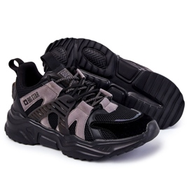 Lätta sportskor för män Big Star KK174054 Svart