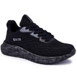 Lätta Sportskor för män Big Star KK174018 Svart