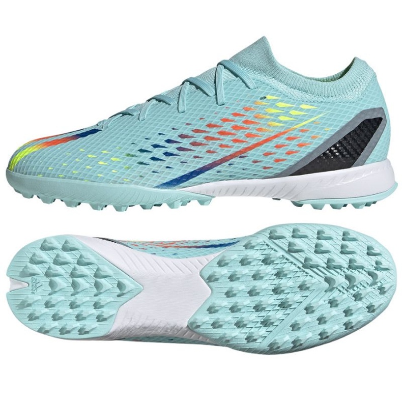 Adidas X Speedportal.3 Tf M GW8485 fotbollsskor blå blå