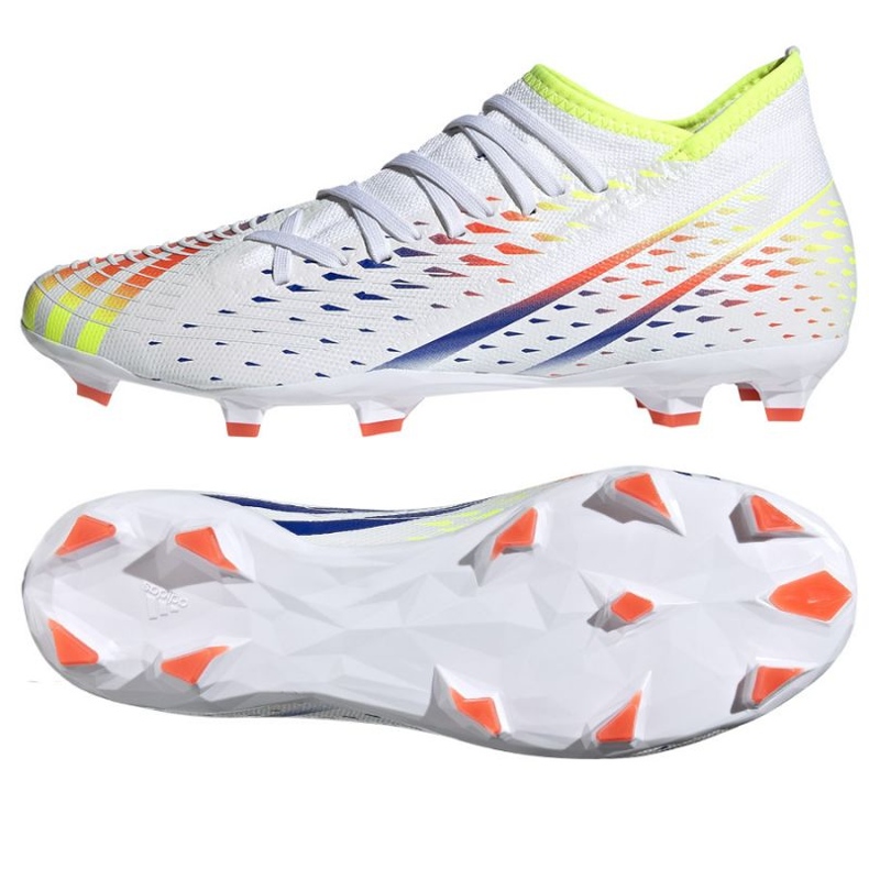 Adidas Predator Edge.3 Fg M GW1002 fotbollsskor vit vit