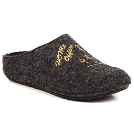 Filippo Komfortfilt tofflor Panto Fino W INT1768 grå