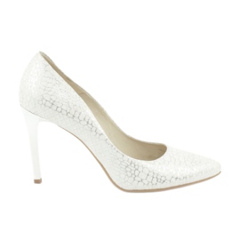 Pumpar på Espinto C-456/67 Vit med metallmönster