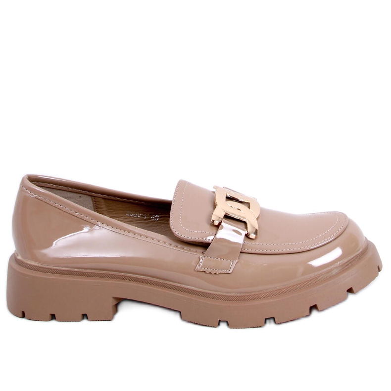 PA1 Sophie Khaki dam loafers beige brun