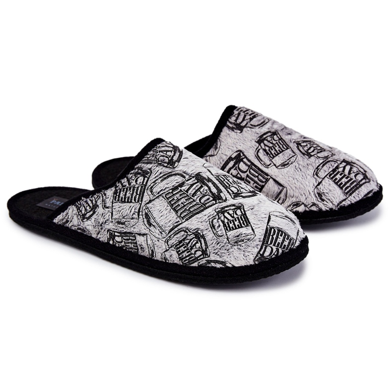 Hemmetofflor herr Panto Fino KK167001 Grå