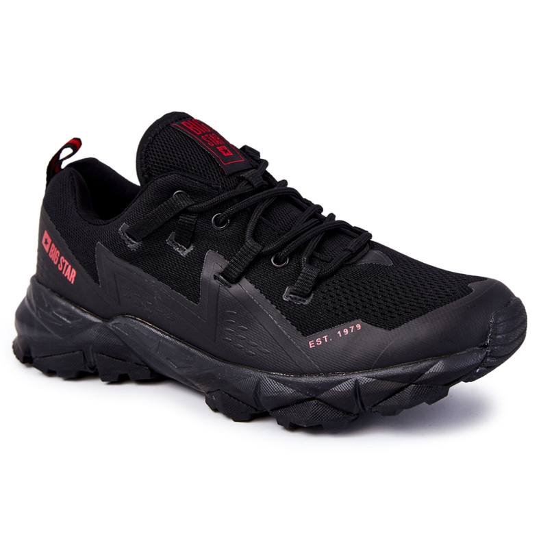 Sportskor för herr Memory Foam Big Star KK174109 Svart
