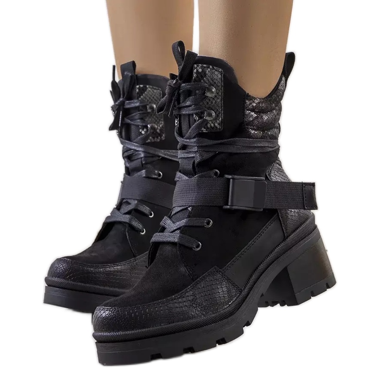 BM Svarta Pilastri högklackade skor