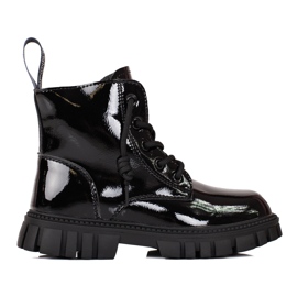 Flickstövlar, isolerad Shelovet svart