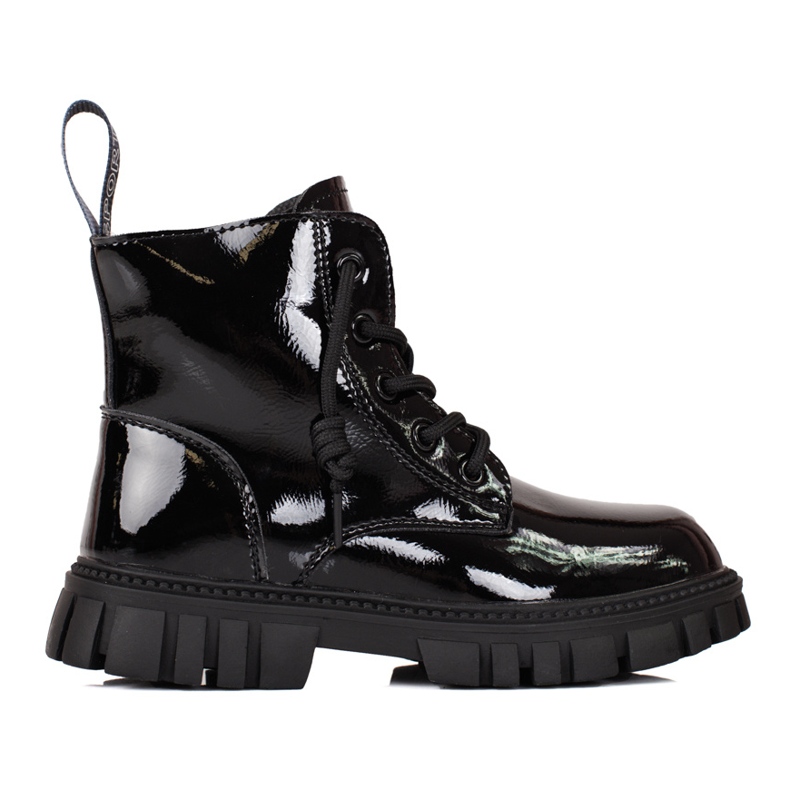 Flickstövlar, isolerad Shelovet svart