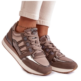 Fashionabla sportskor för kvinnor Big Star KK274112 Mörkgrå