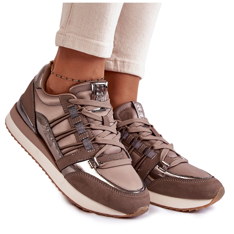 Fashionabla sportskor för kvinnor Big Star KK274112 Mörkgrå