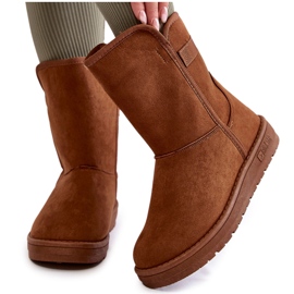 Höga snöstövlar för kvinnor Big Star KK274616 Brun