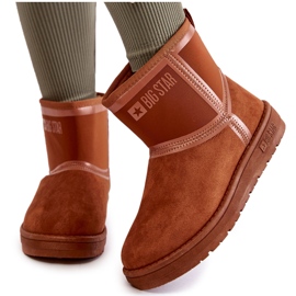 Slip-On Snow Boots för kvinnor Big Star KK274612 Brun