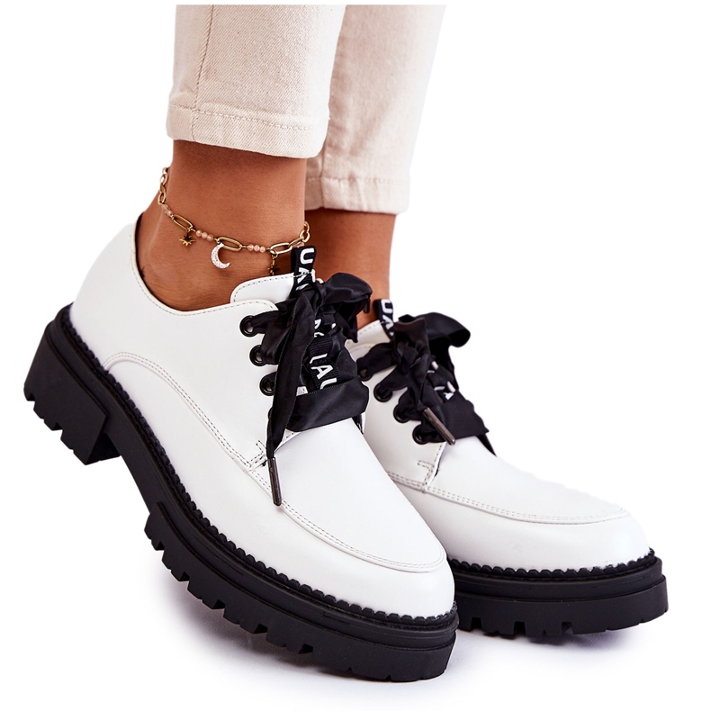 Skinnskor dam La.Fi 210004W-PU Vit