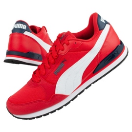 Puma St Runner v3 Mesh M 384640 07 sneakers röd