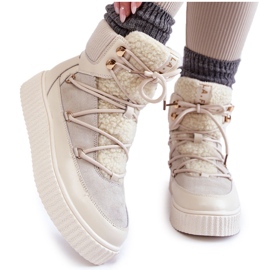 PL4 Snöskor för kvinnor La.Fi 280072W-QN Ljus beige