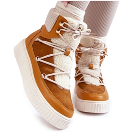 PL4 Snöskor för kvinnor La.Fi 280072Y-QN Camel brun