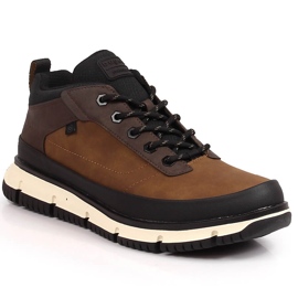 Bekväma höga bruna herrskor Bugatti KK153232 svart