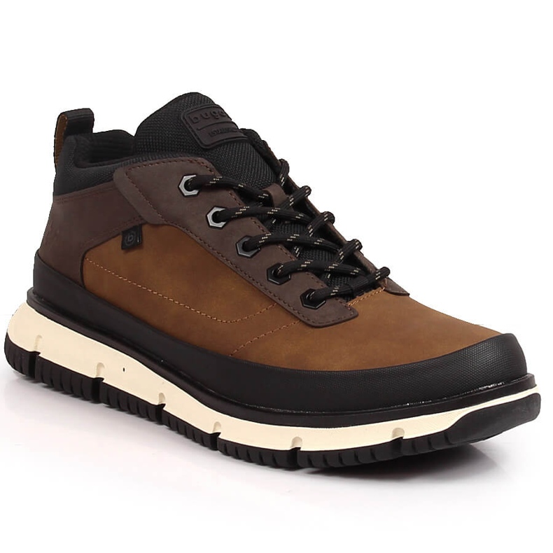 Bekväma höga bruna herrskor Bugatti KK153232 svart