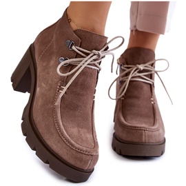 Mockastövlar för kvinnor Knyt Ljusbrun Marianne