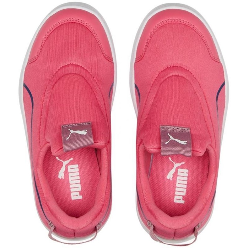 Puma Courtflex v2 Slip On Ps skor 374858 12 rosa