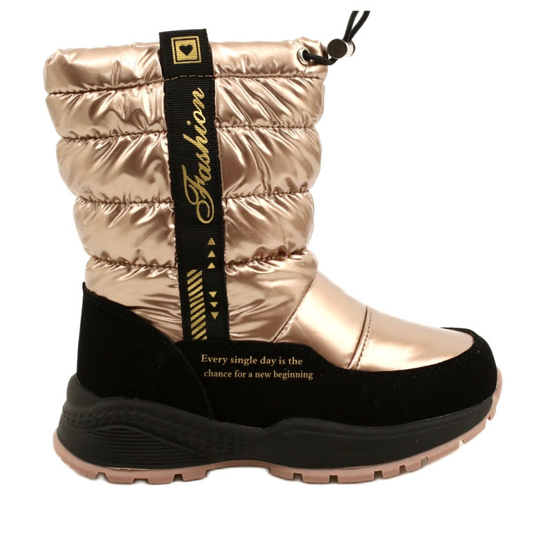 Snowboots Miss Evento 22DZ23-5274 Guld / Svart gyllene