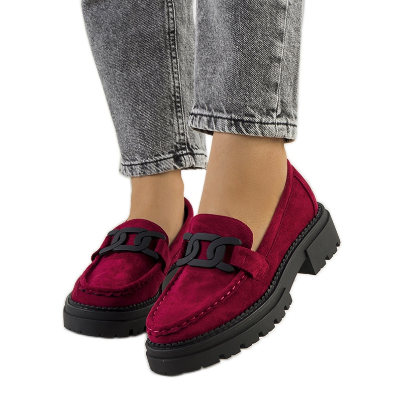 Gabriella vinröda skor i ekomocka