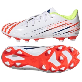 Adidas Predator Edge.4 FxG GW0968 fotbollsskor vit vit
