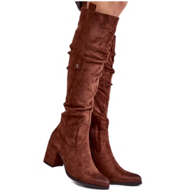 PL4 Mocka Over The Knee Boots La.Fi 270065FX-SU Brun