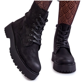 Sergio Leone Platformstövlar dam Svart Randi