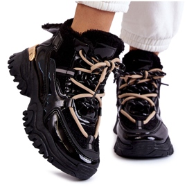 PM1 Svarta isolerade sportstövlar för damer Edora