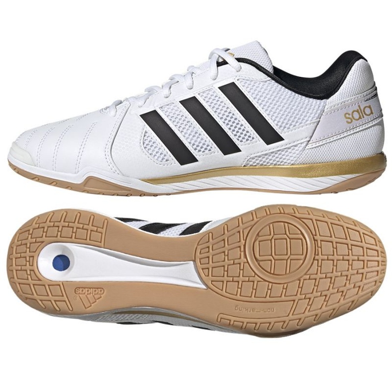 Adidas Top Sala M HR0147 fotbollsskor vit vit