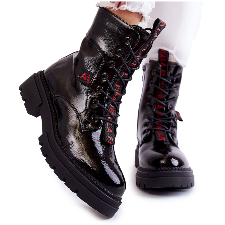 Lackade Varmstövlar La.Fi 250054B-LA Svart