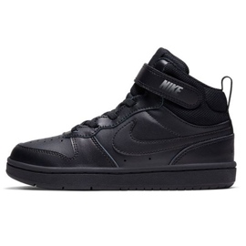 Nike Court Borough Mid 2 Jr CD7783 001 svart