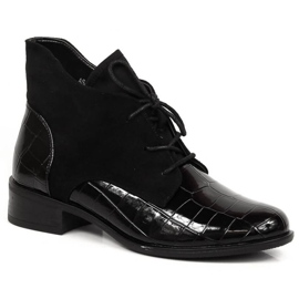 Snörstövlar Jezzi W JEZ299C svart