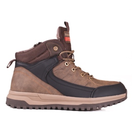 SHELOVET Bruna höga stövlar för män