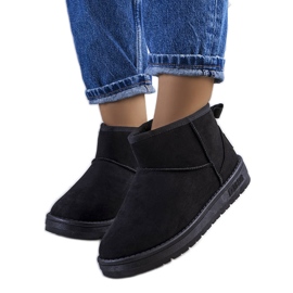 Big Star Svarta snökängor för kvinnor KK274288-906