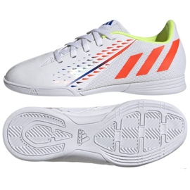 Adidas Predator Edge.4 In Jr GV8499 fotbollsskor vit vit