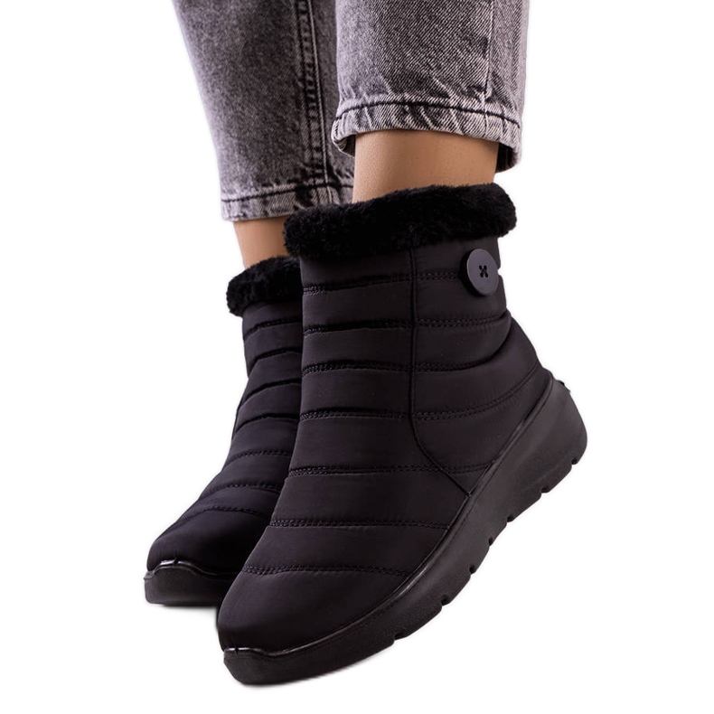 PA1 Svarta Reign quiltade stövlar